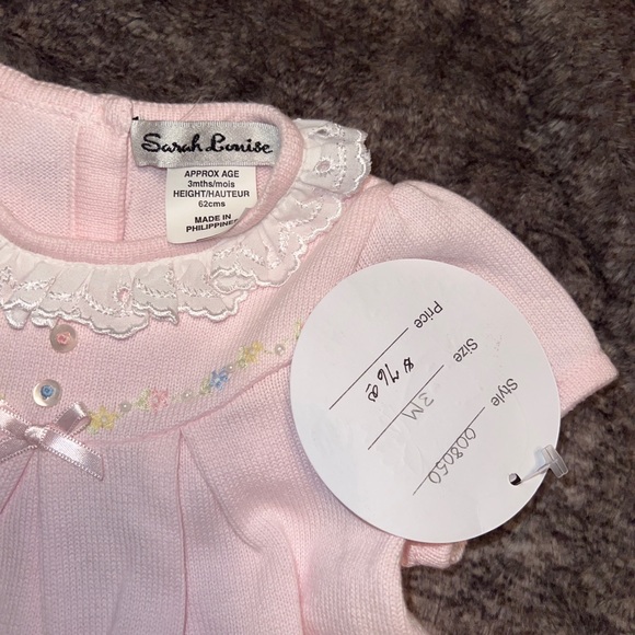Sarah Louise England Baby Dress Size 3 Months NWT - Picture 2 of 3